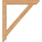 Ekena Millwork Traditional Slat Smooth Bracket w/ Offset Brace, Western Red Cedar, 5 1/2"W x 32"D x 36"H BKT0604X32X36TRA06SWR - alternate 3
